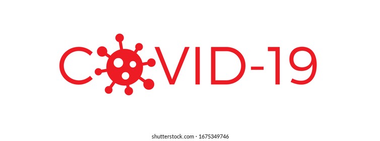 Corona virus or covid-19 vector icon. Simple flat style.
