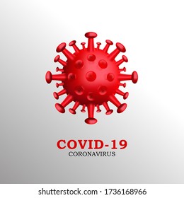 Corona Virus, Covid-19 Vector Illustration, 2019-ncov