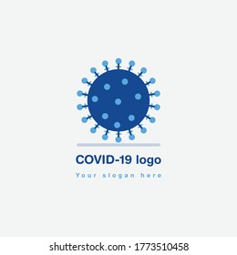 Corona virus (COVID-19) vector logo 