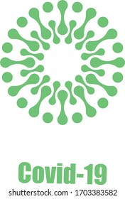 Corona Virus COVID-19 Vector Template