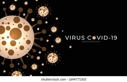 Corona virus COVID-19 Wuhan virus disease from china. Vector illustrate.