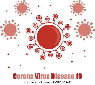 Corona Virus Creative Artwork Design