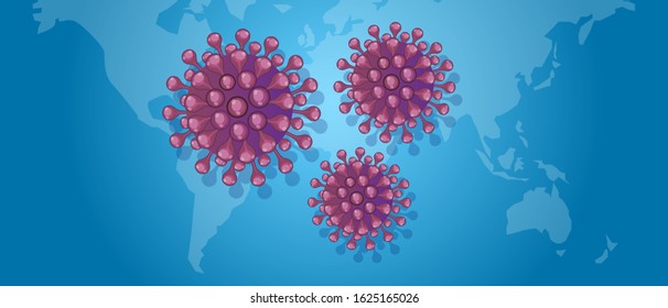 Corona Virus Deadly Pandemic Infection Spread In China With Map Flu Outbreak