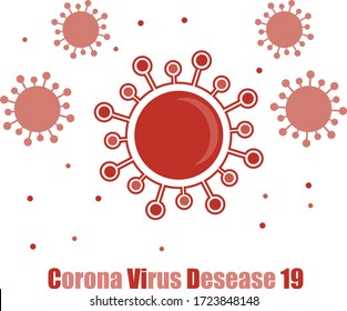 Corona Virus Desease creative artwork