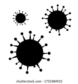 corona virus design vector isolated on white background