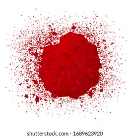 Icono de propagación de destrucción de virus de Corona