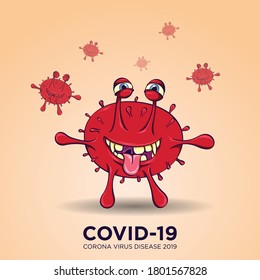 Ilustración del virus de Corona 2019