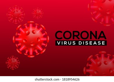 Plantilla de fondo de la enfermedad por virus de Corona