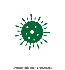 Corona virus disease vector icon 2019. Symbols of bacterial cell icons
