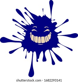 corona virus emoji and coronavirus funny face expression illustration 