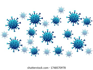 Virus Corona. Vector EPS 10.