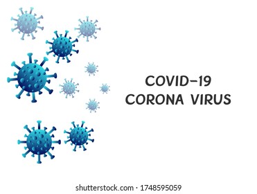 Corona virus. EPS 10 vector.