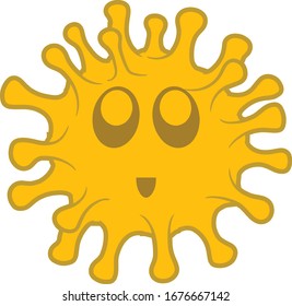 corona virus expression - coronavirus emoji - corona virus funny face