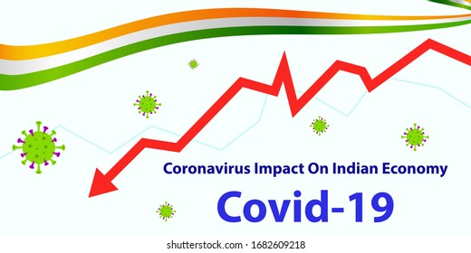 Corona Virus fight back poster. India will fight against Covid-19 social media post. Vector Illustration