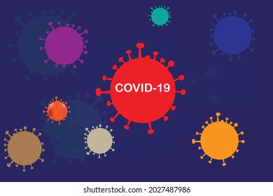  corona virus virus floating ,Covid-19 ,background
