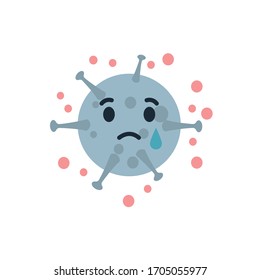 Corona virus graphic vector illustration .