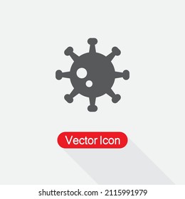 Corona Virus Icon, Covid-19 Icon Vector Illustration Eps10