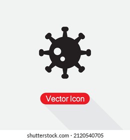 Icono De Virus Corona, Ilustración Del Vector De Icono Covid-19 Eps10