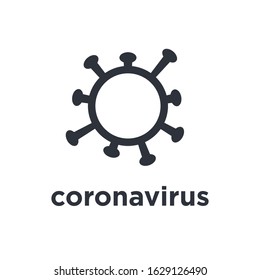 corona virus icon design element vector eps10