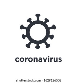 corona virus icon design element vector eps10