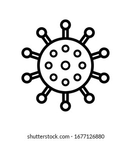 corona virus icon design vector template