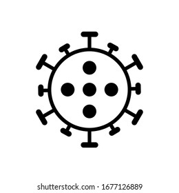 corona virus icon design vector template