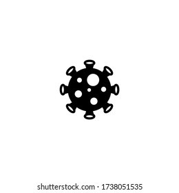 corona virus icon flat vector logo design trendy illustration signage symbol graphic simple