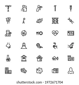 corona virus icon or logo isolated sign symbol vector illustration - Collection of high quality black style vector icons
