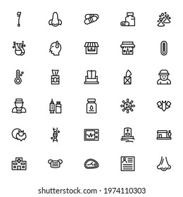 corona virus icon or logo isolated sign symbol vector illustration - Collection of high quality black style vector icons
