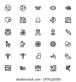 corona virus icon or logo isolated sign symbol vector illustration - Collection of high quality black style vector icons

