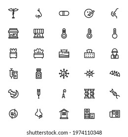 corona virus icon or logo isolated sign symbol vector illustration - Collection of high quality black style vector icons
