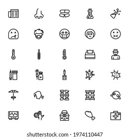 corona virus icon or logo isolated sign symbol vector illustration - Collection of high quality black style vector icons
