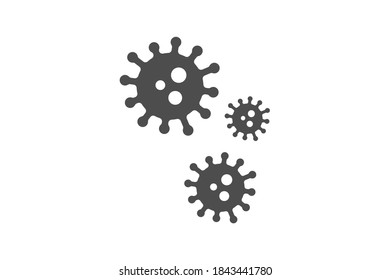 Corona virus icon simple design