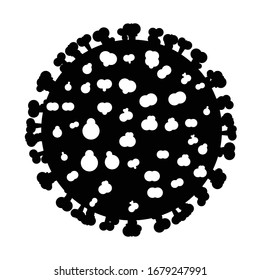Corona virus icon . Vector