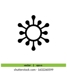 corona virus icon vector design element