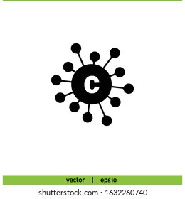 corona virus icon vector design element