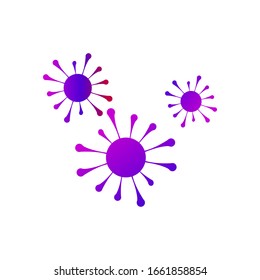Corona virus icon vector design template