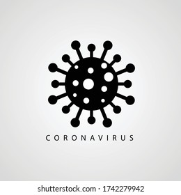 Corona virus icon vector design