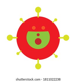Corona virus icon vector design illustration