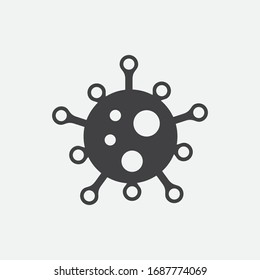 Corona Virus Icon Vector Illustration