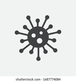 Corona Virus Icon Vector Illustration