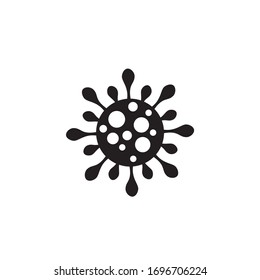 corona virus icon vector illustration 