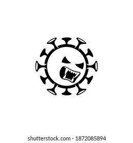 Corona Virus Icon Vector Illustration