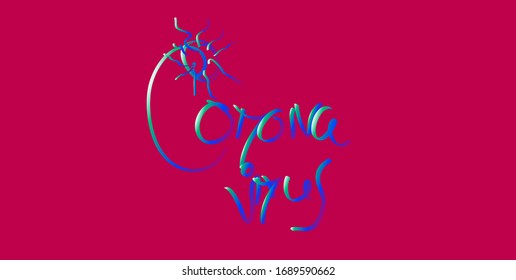 Corona Virus Icon Vector Logo Template Illustration Design.