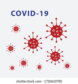 Icono del virus Corona ilustración del vector