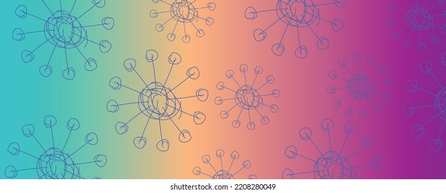 Corona virus Virus Icon Vector, Novel coronavirus image