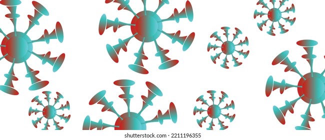 Corona virus Virus Icon Vector, Novel coronavirus image