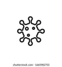 corona virus icon vector, smiple design