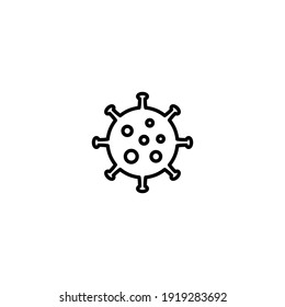 Corona virus icon vector for web, computer and mobile app
