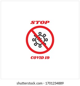 icono del virus de la corona, con fondo blanco.